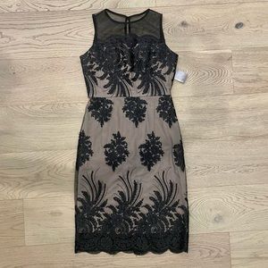 NEW! Donna Ricco Social Dress with nude lining.